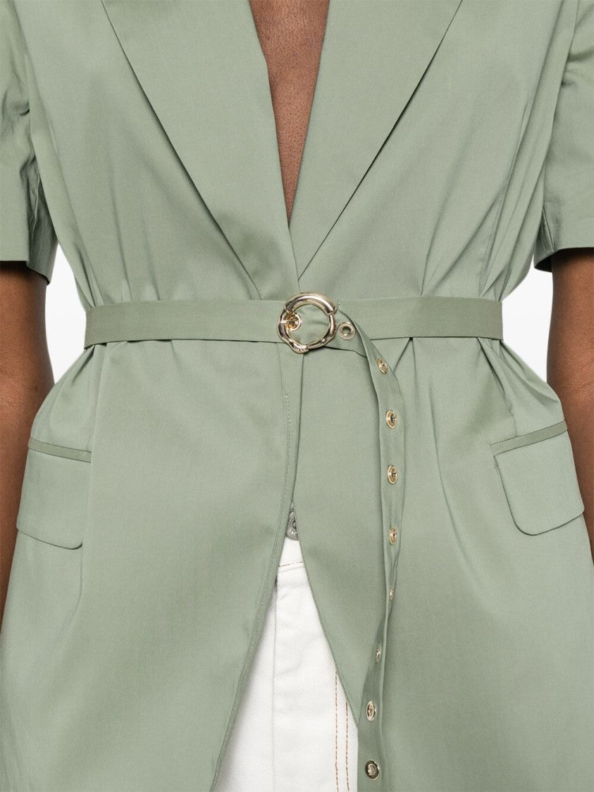 Liu Jo Green Tailored Belted Casual Jacket