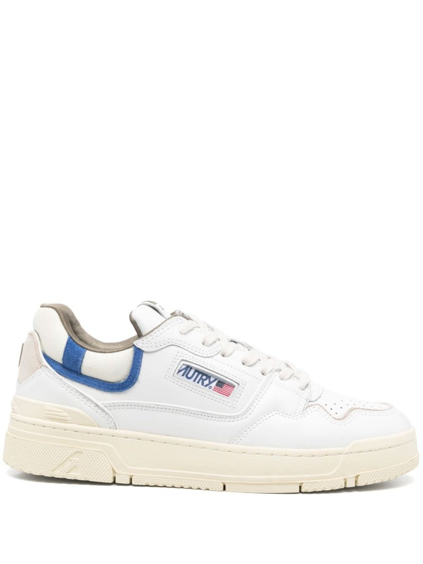 Autry Low-Top Sneakers With Blue Accents