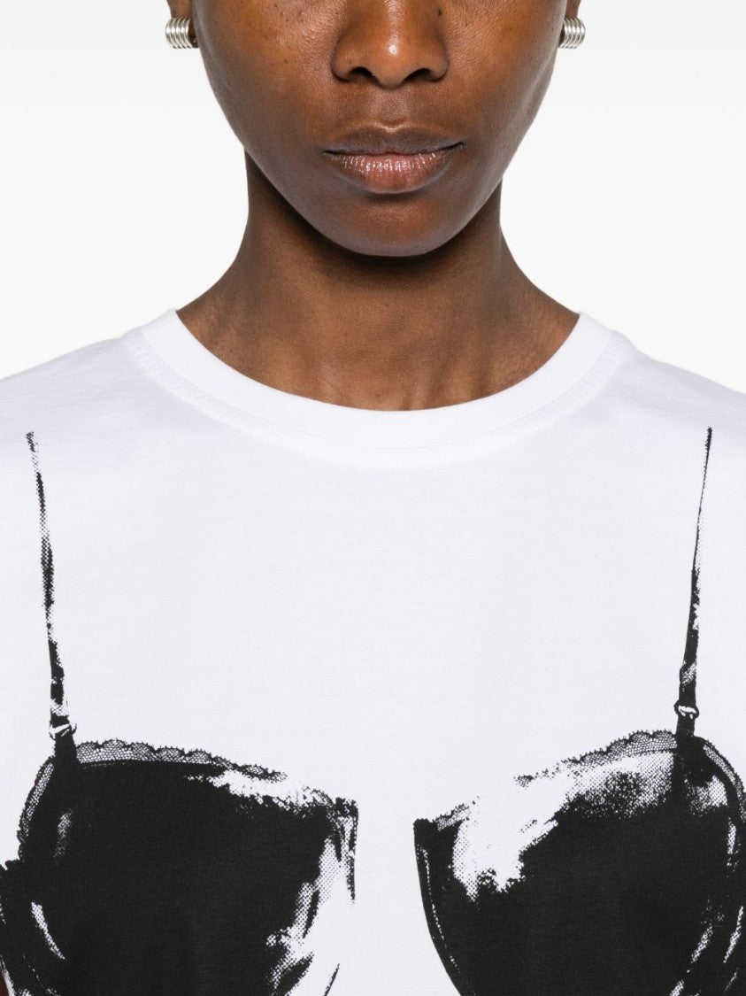 Givenchy Short-Sleeve Graphic Print Top With Boxy Fit