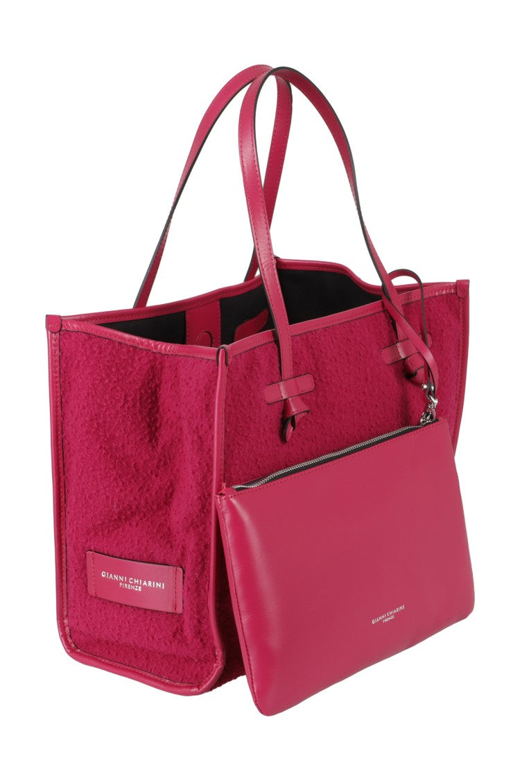 Gianni Chiarini Marcella Structured Pink Shopping Bag