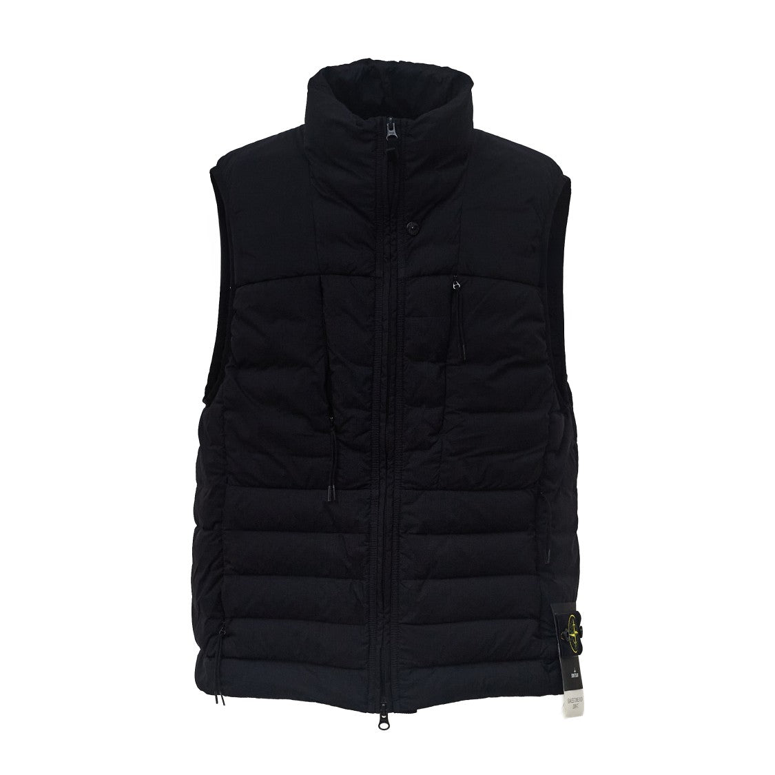 Stone Island Seamless Tunnel Nylon Down Gilet With High Collar