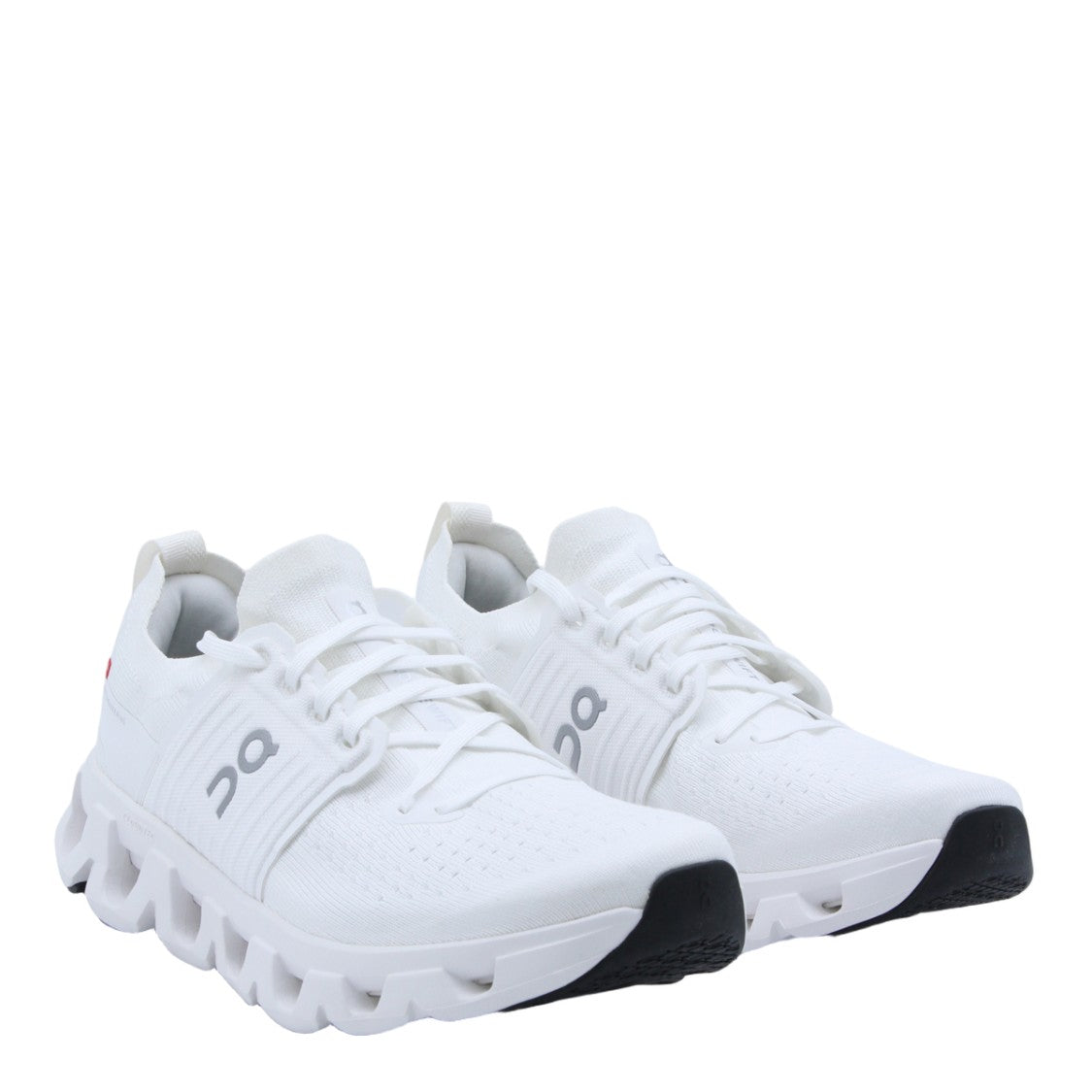 On Men's White Sneakers With Streamlined Design