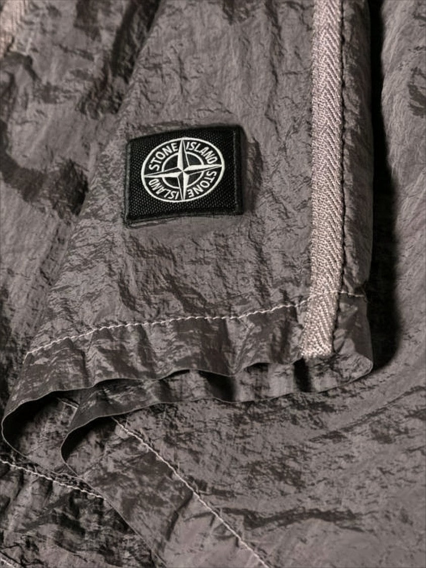 Stone Island Crinkled Texture Swim Shorts