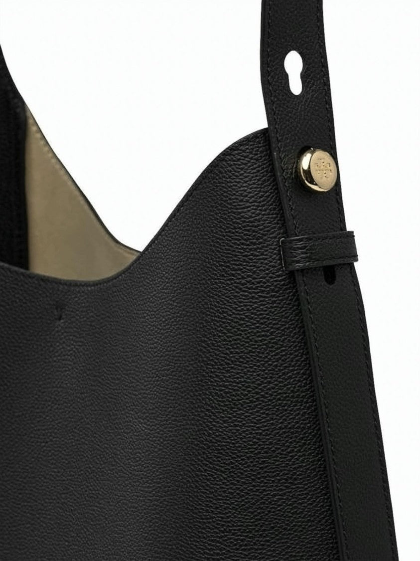 Tory Burch Smooth Leather Hobo Bag