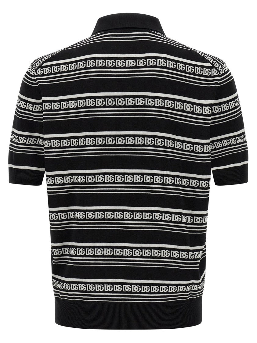 Dolce & Gabbana Knitted Polo Shirt