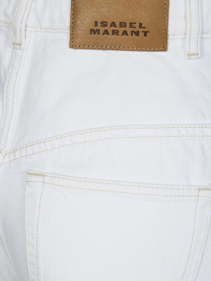 Isabel Marant High Waist Lemy Wide-Leg Jeans
