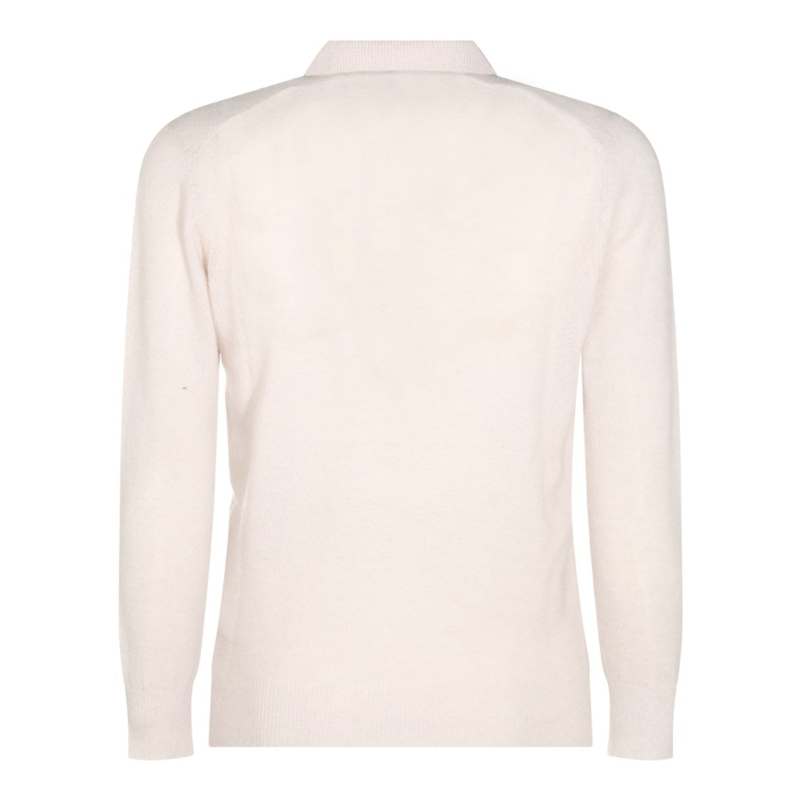 Altea V-Neck Wool Knitwear With Classic Collar And Ribbed Details