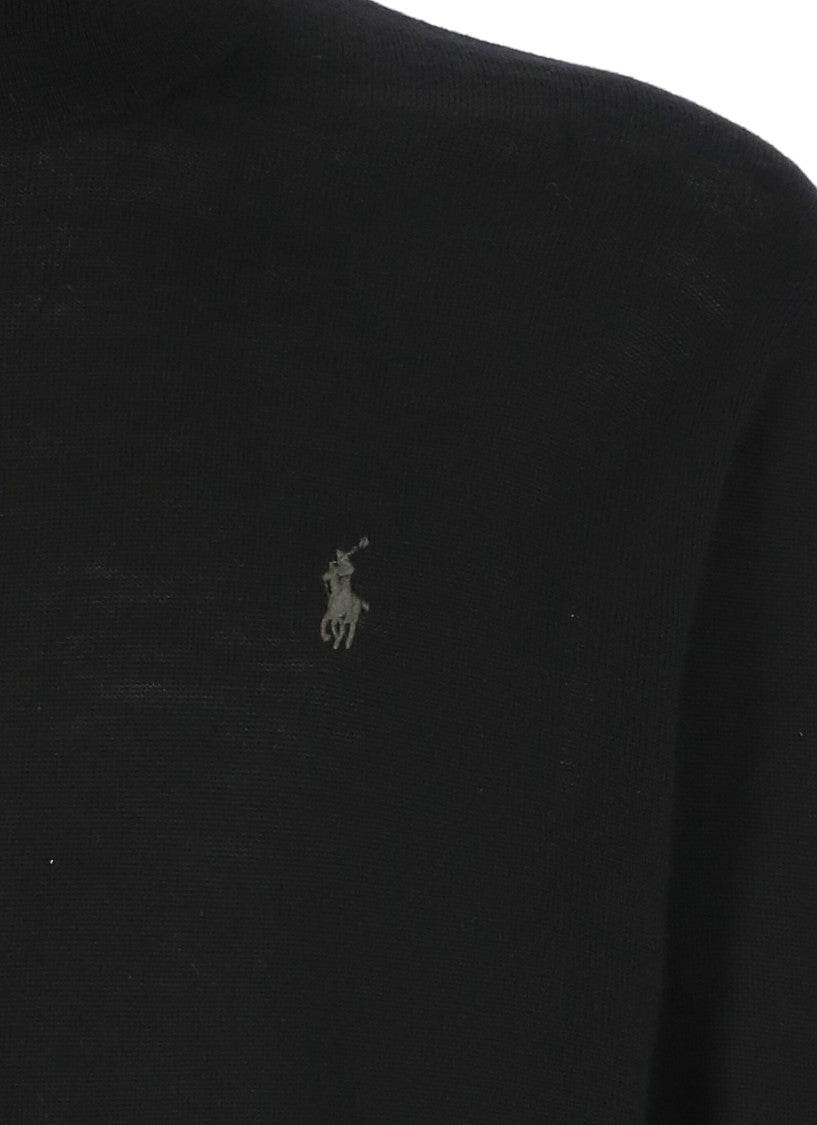 Polo Ralph Lauren Black Wool Sweater