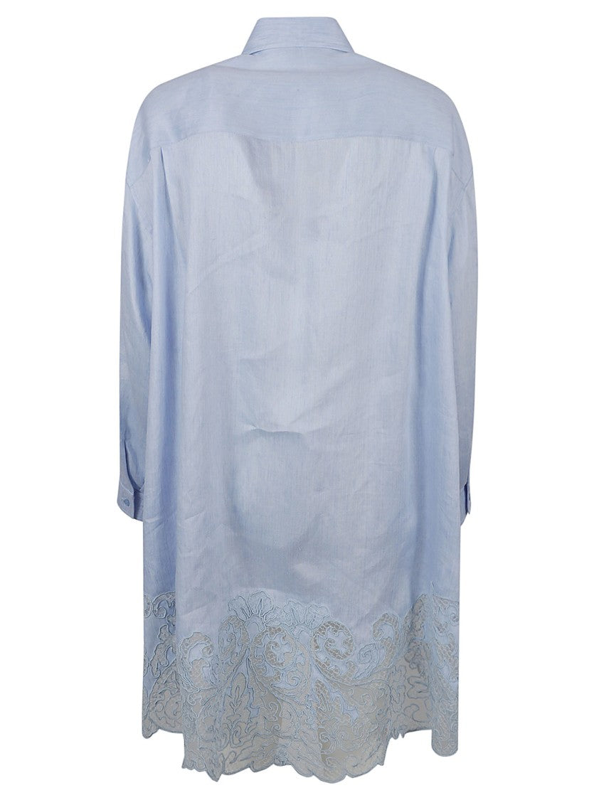 Ermanno Scervino Relaxed Fit Shirt With Embroidery