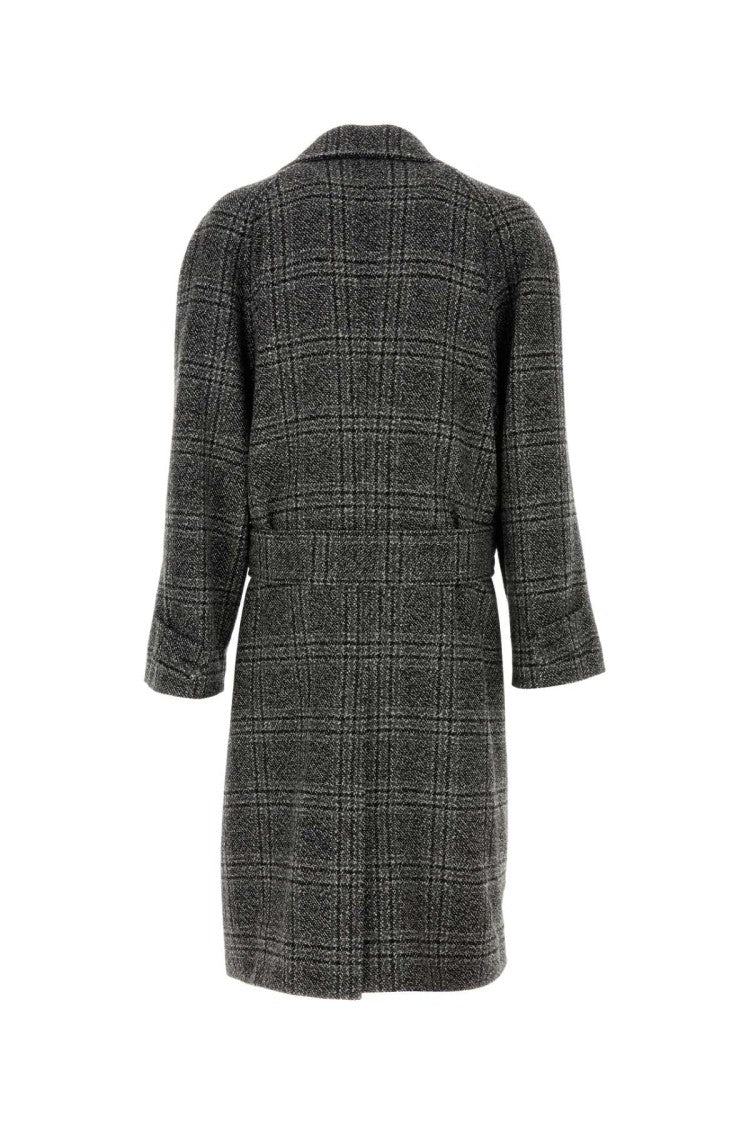 Balenciaga Embroidered Wool Coat