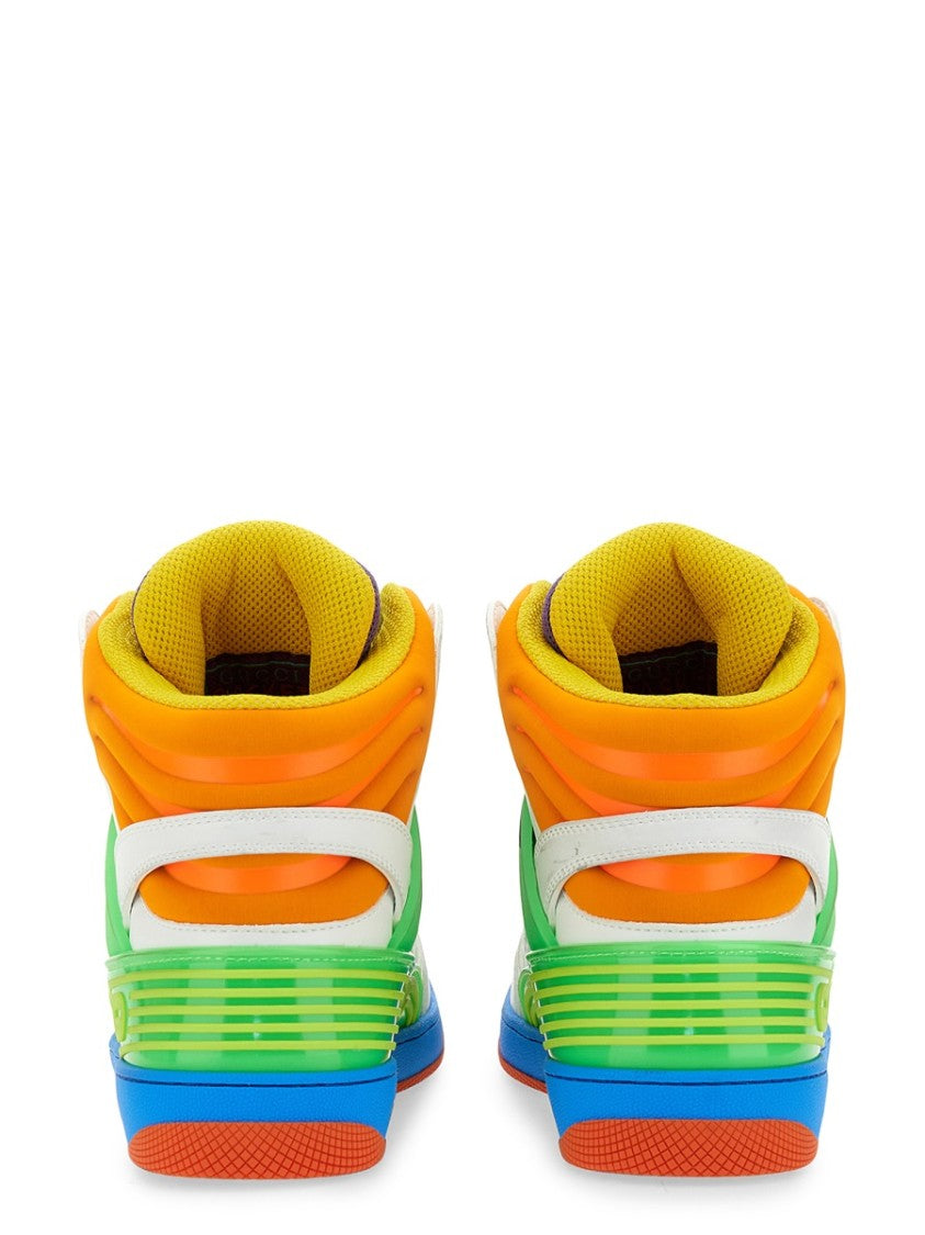 Gucci Low-Height Basketball Sneakers With 2.5 Cm Rubber Sole