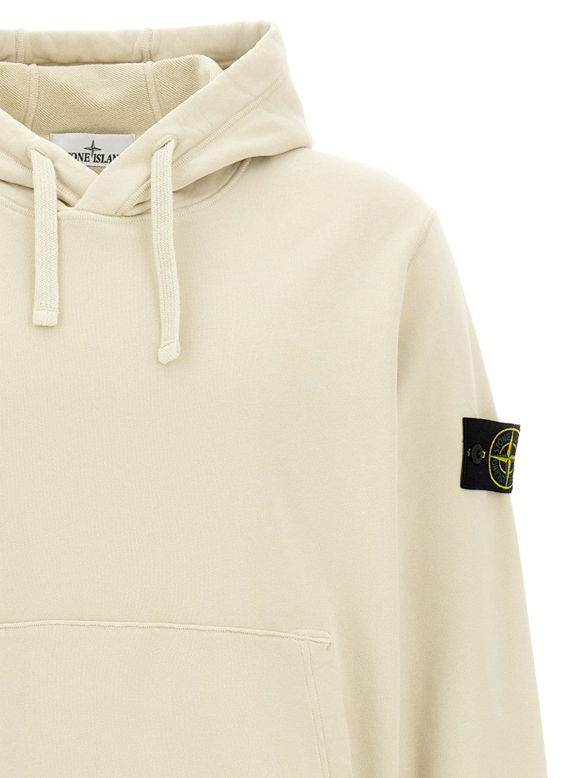 Stone Island Logo Badge Hoodie
