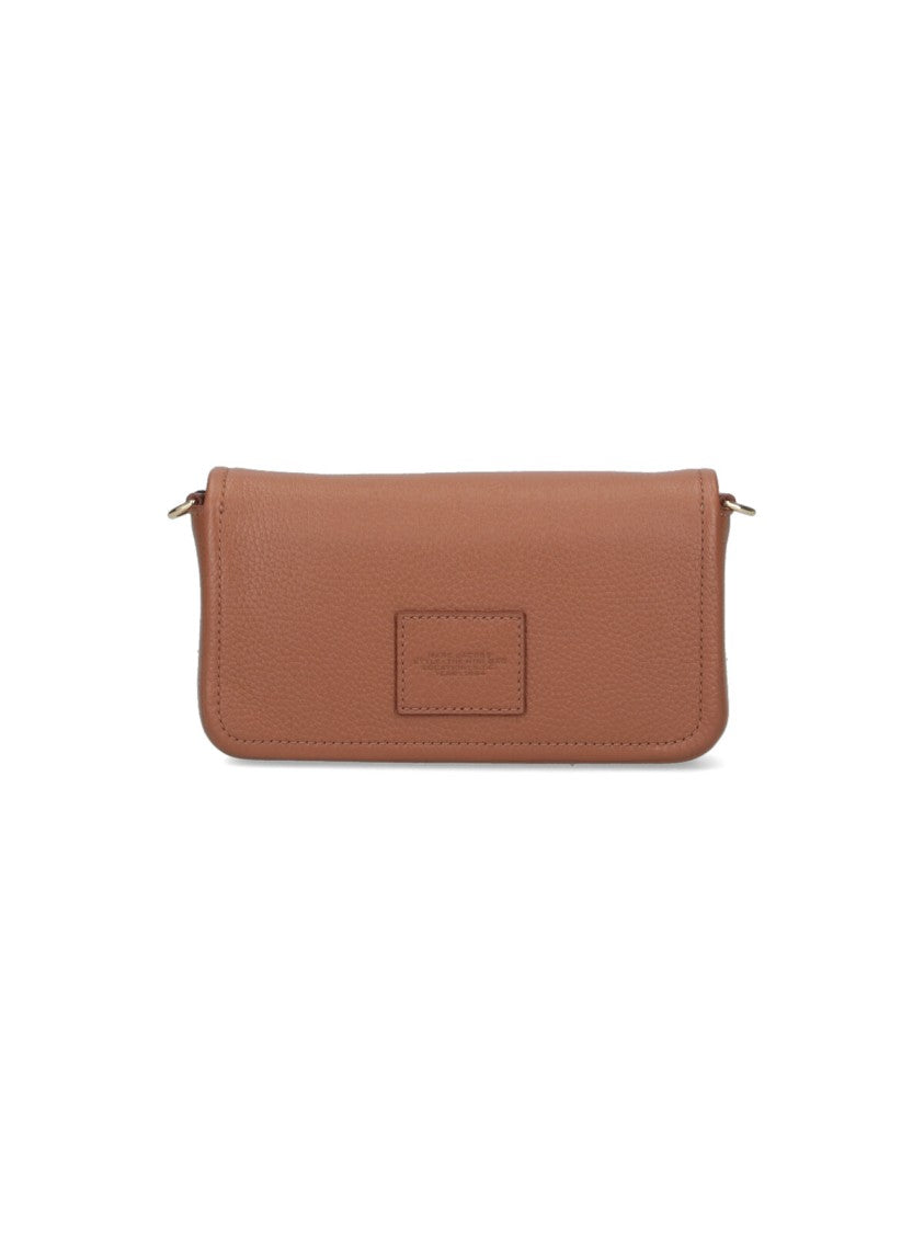 Marc Jacobs Brown The Leather Hammered Shoulder Bag