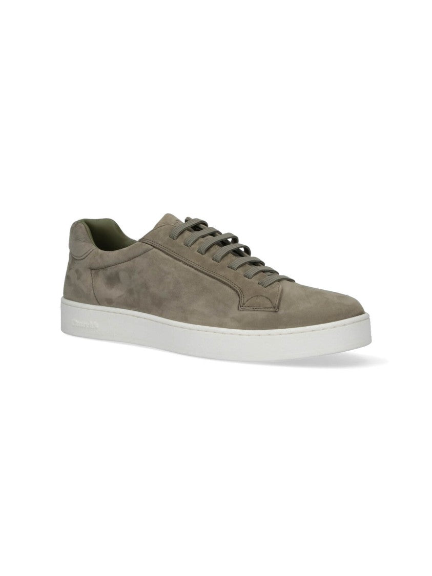 Church's Low-Top Suede Sneakers With Clean White Sole