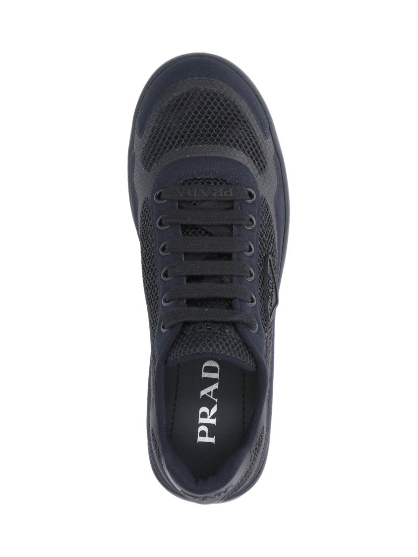 Prada Logo Sneakers – Black