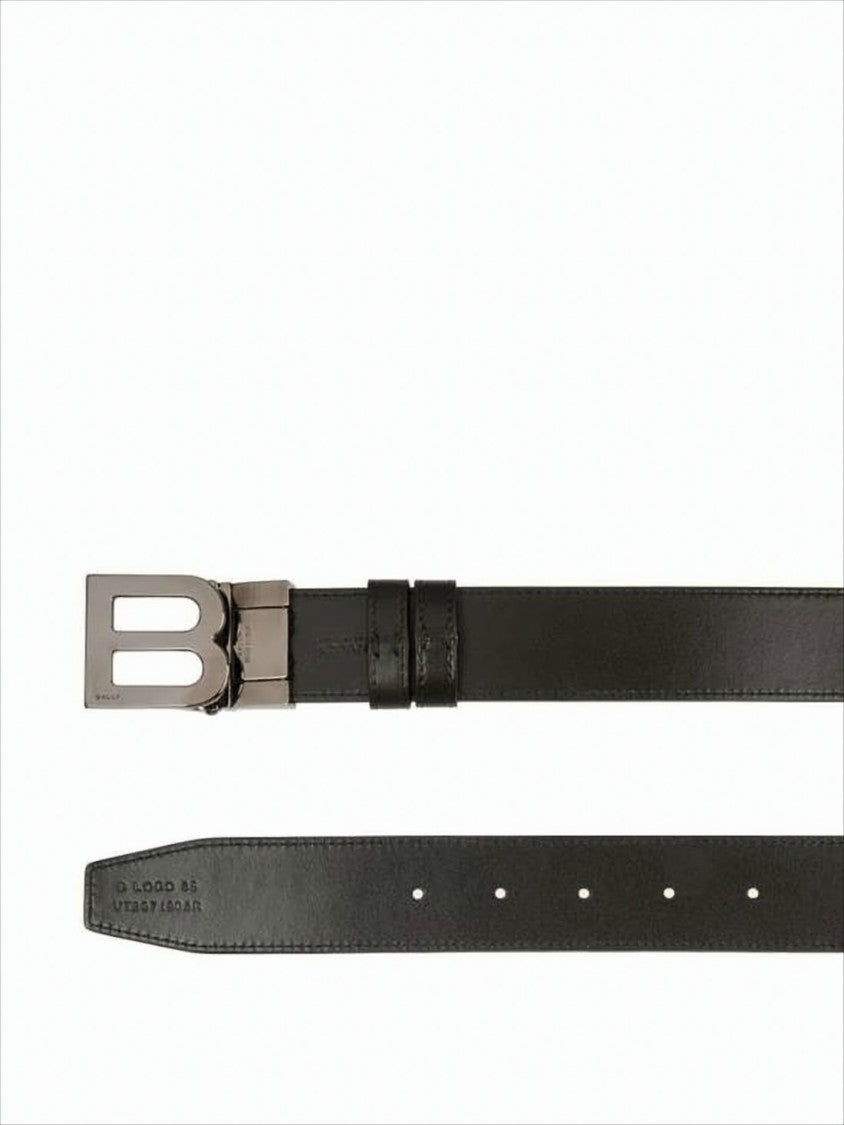 Bally Black Leather Belt