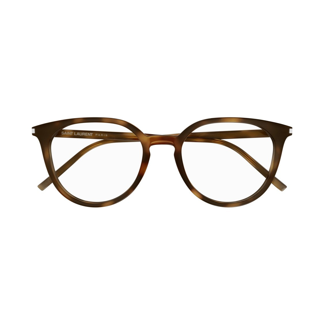 Saint Laurent Sl 681/F Round Tortoiseshell Eyeglasses