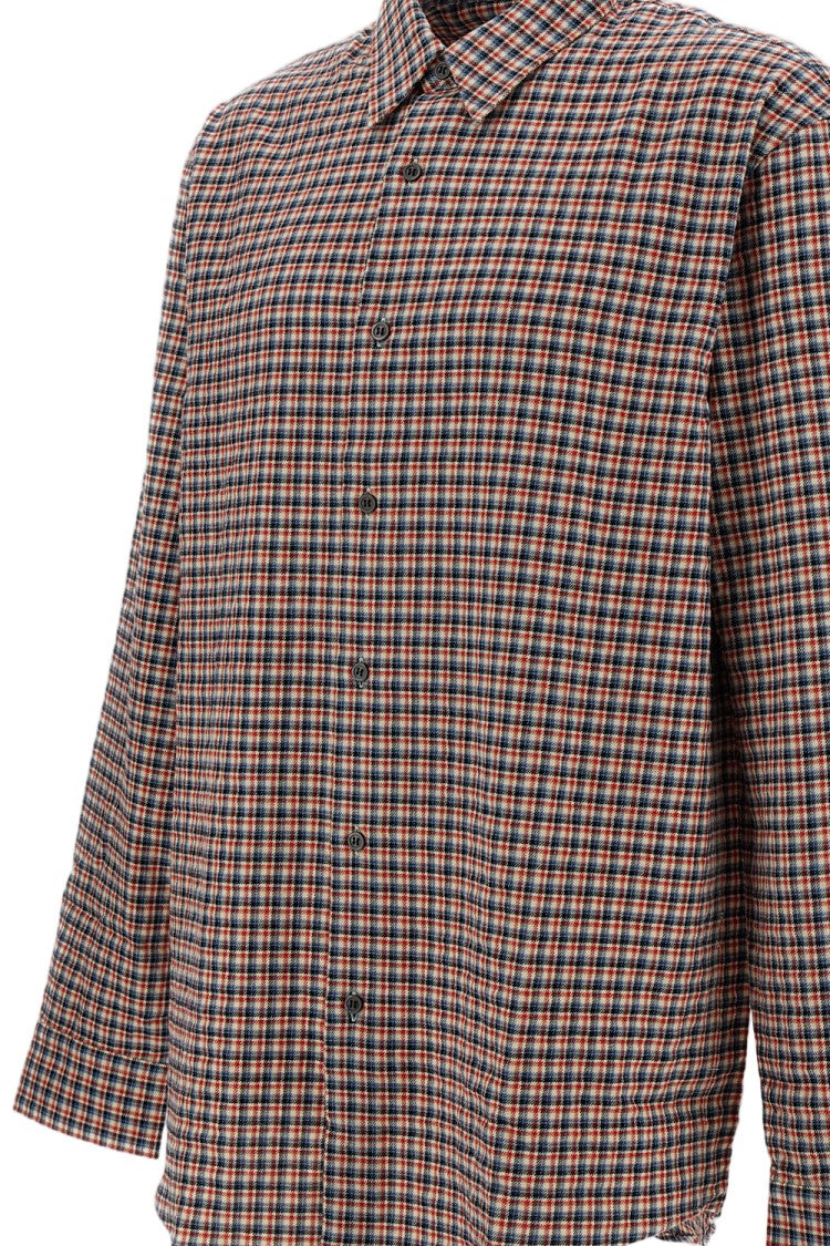 Dries Van Noten Checked Cotton Shirt With Relaxed Silhouette And Classic Collar