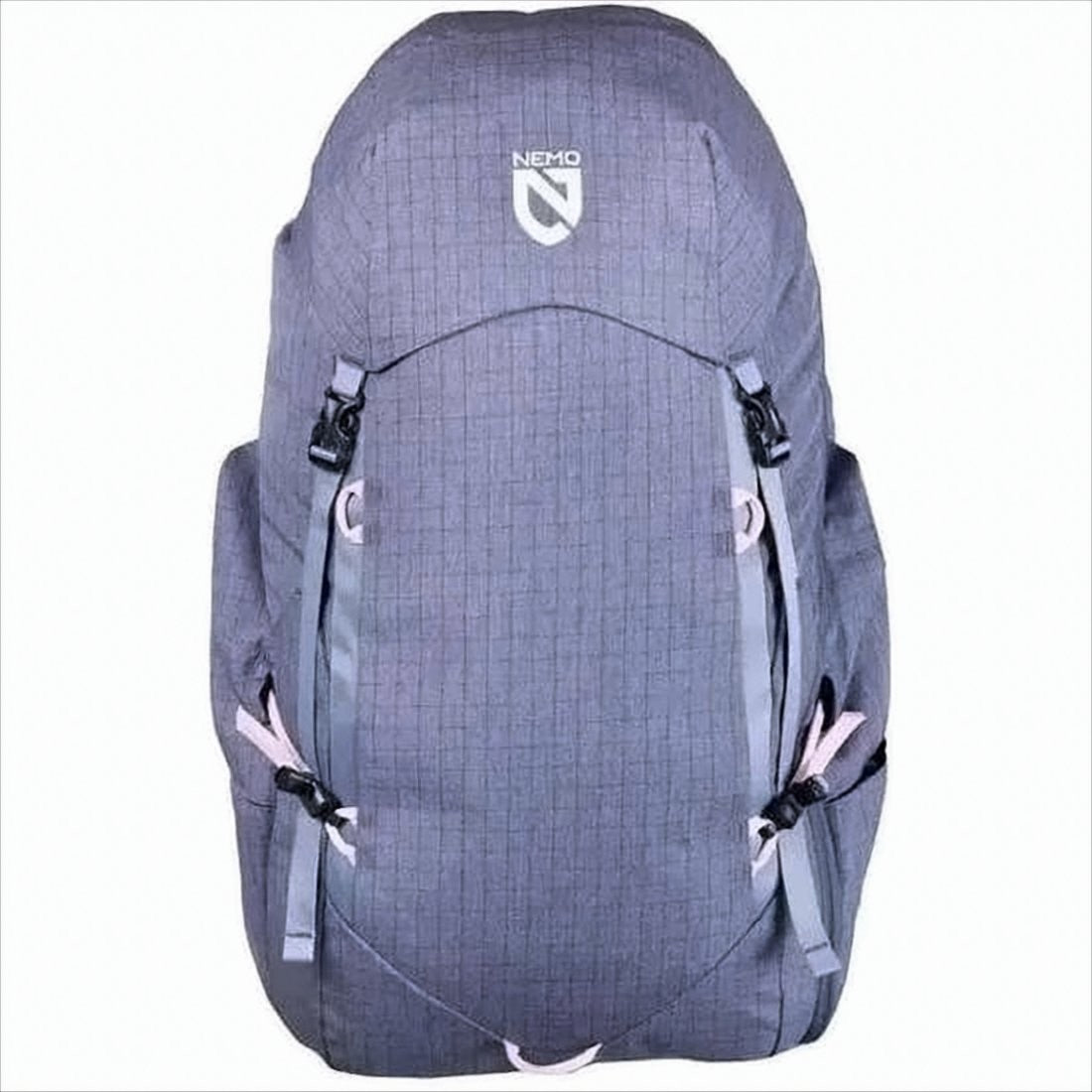 Nemo Textured Blue Structured Backpack With Adjustable Straps