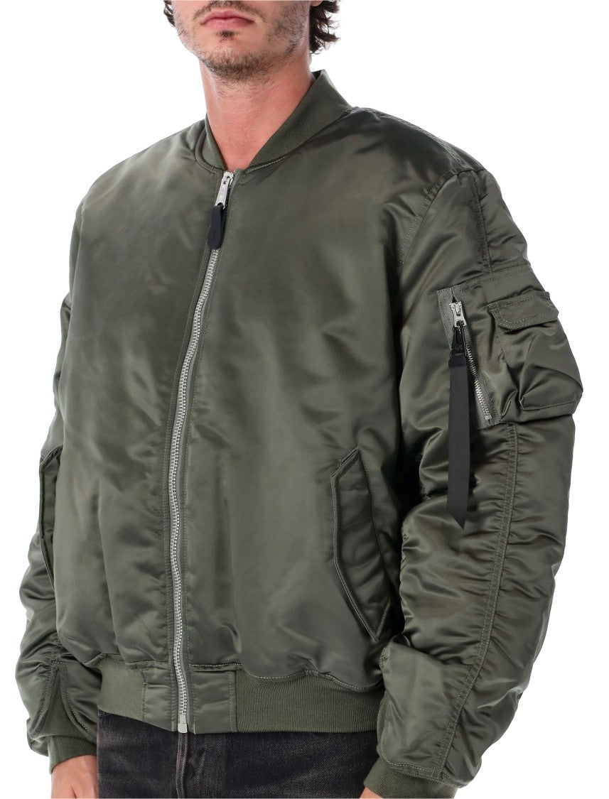 Alpha Industries Shiny Ma-1 Uv Utility Bomber Jacket