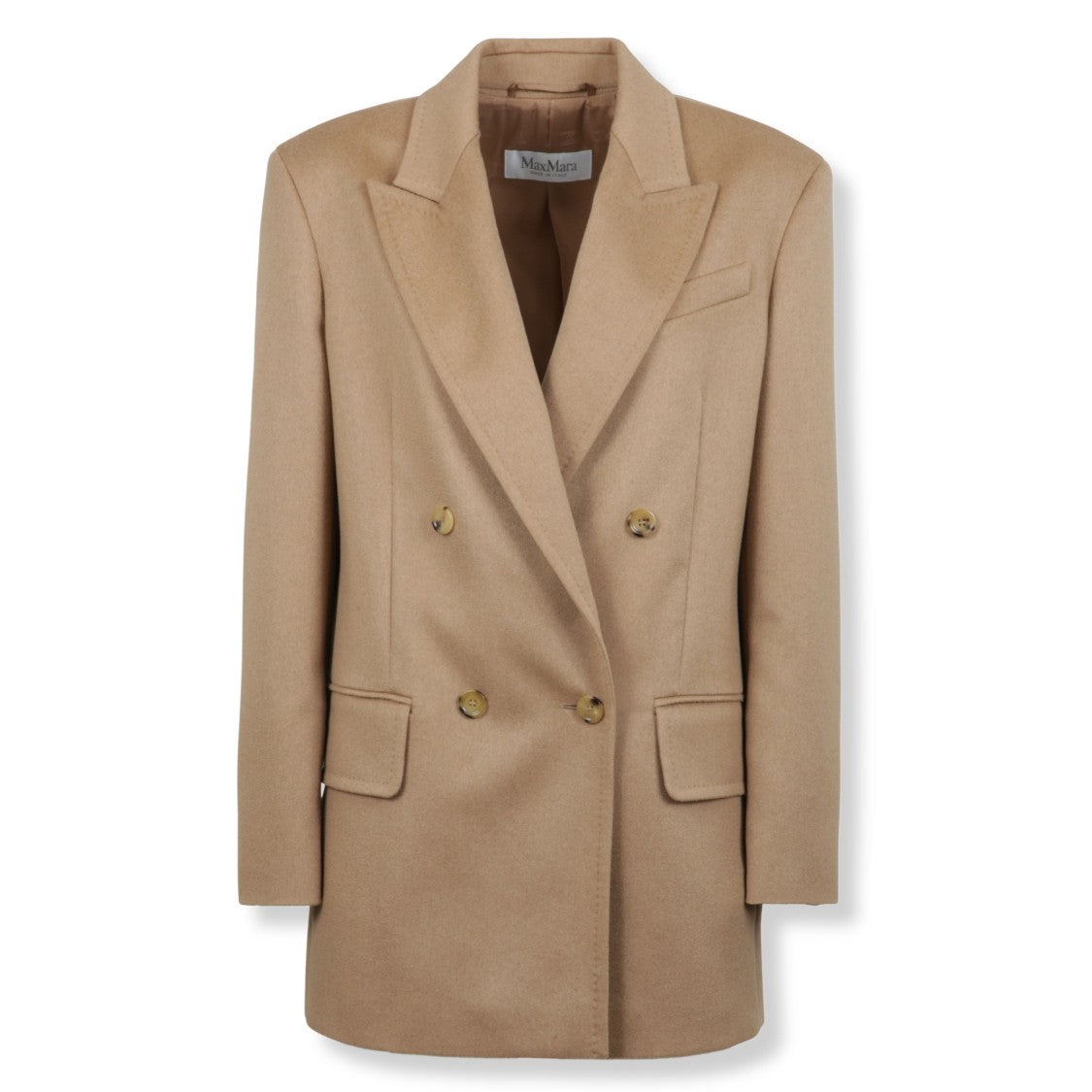 Max Mara Tailored Jacket With Structured Shoulders And Clean Finish