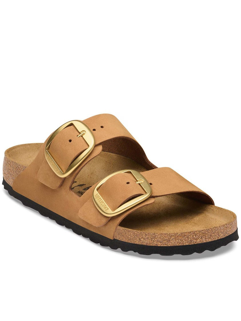 Birkenstock Adjustable Buckle Sandal With Contoured Cork Footbed
