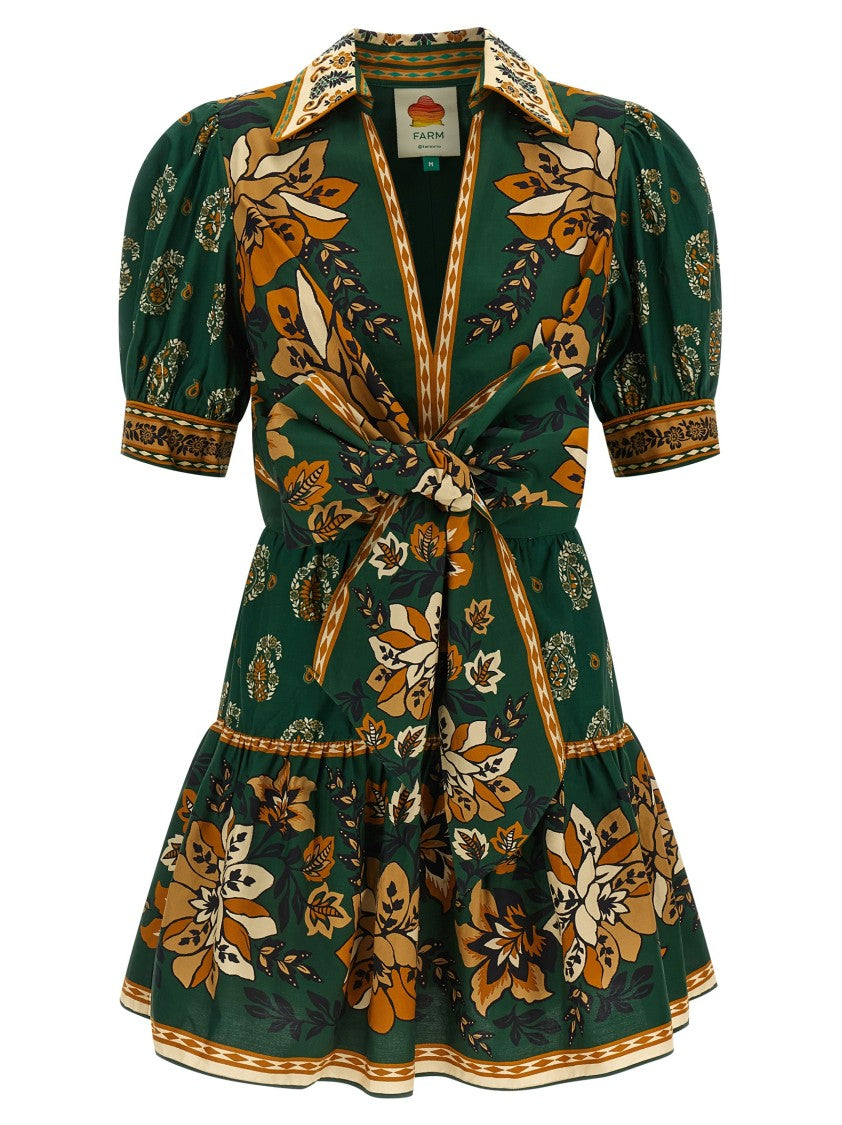 Farm Rio Ayla Green' Dress