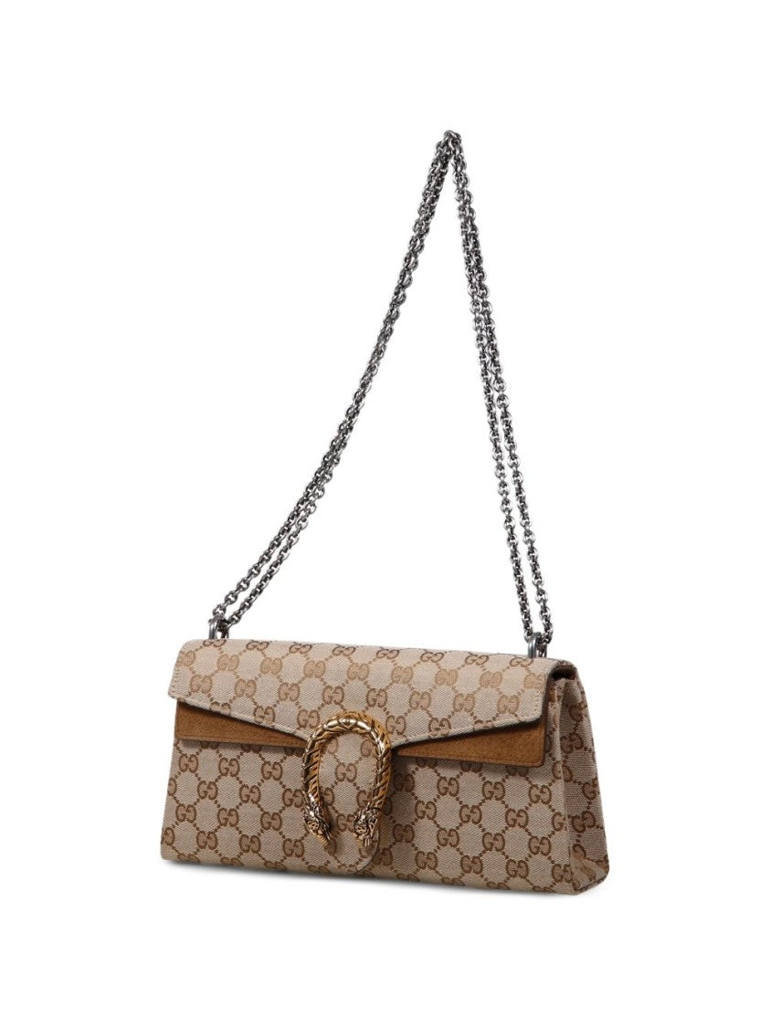 Gucci Monogram Rectangular Leather Shoulder Bag
