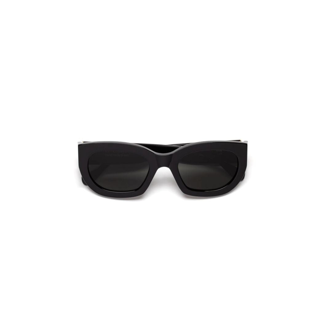 Retrosuperfuture Alva Black Bold Acetate Sunglasses