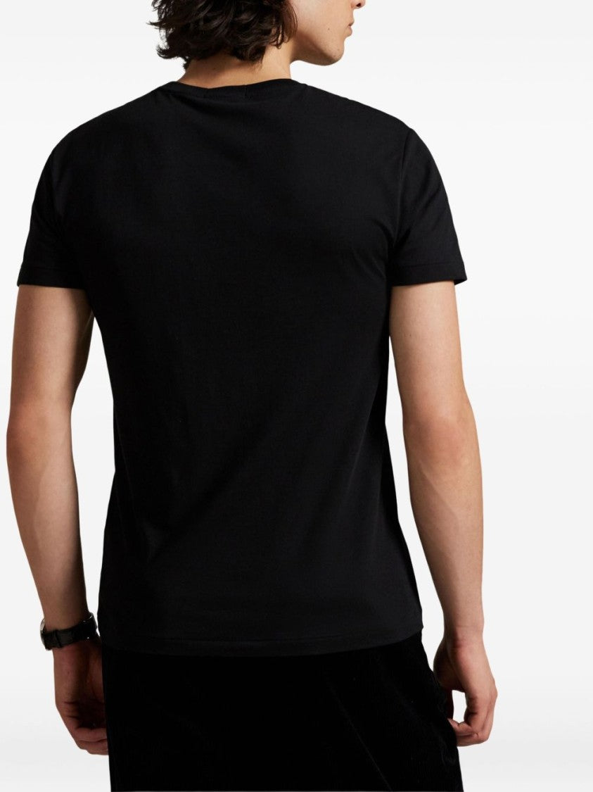 Polo Ralph Lauren Classic Graphic Black T-Shirt With Bear Motif