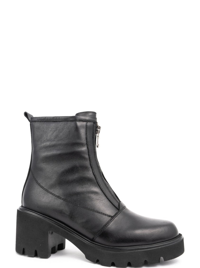 Sergio Moretti Smooth Cow Leather Ankle Boots
