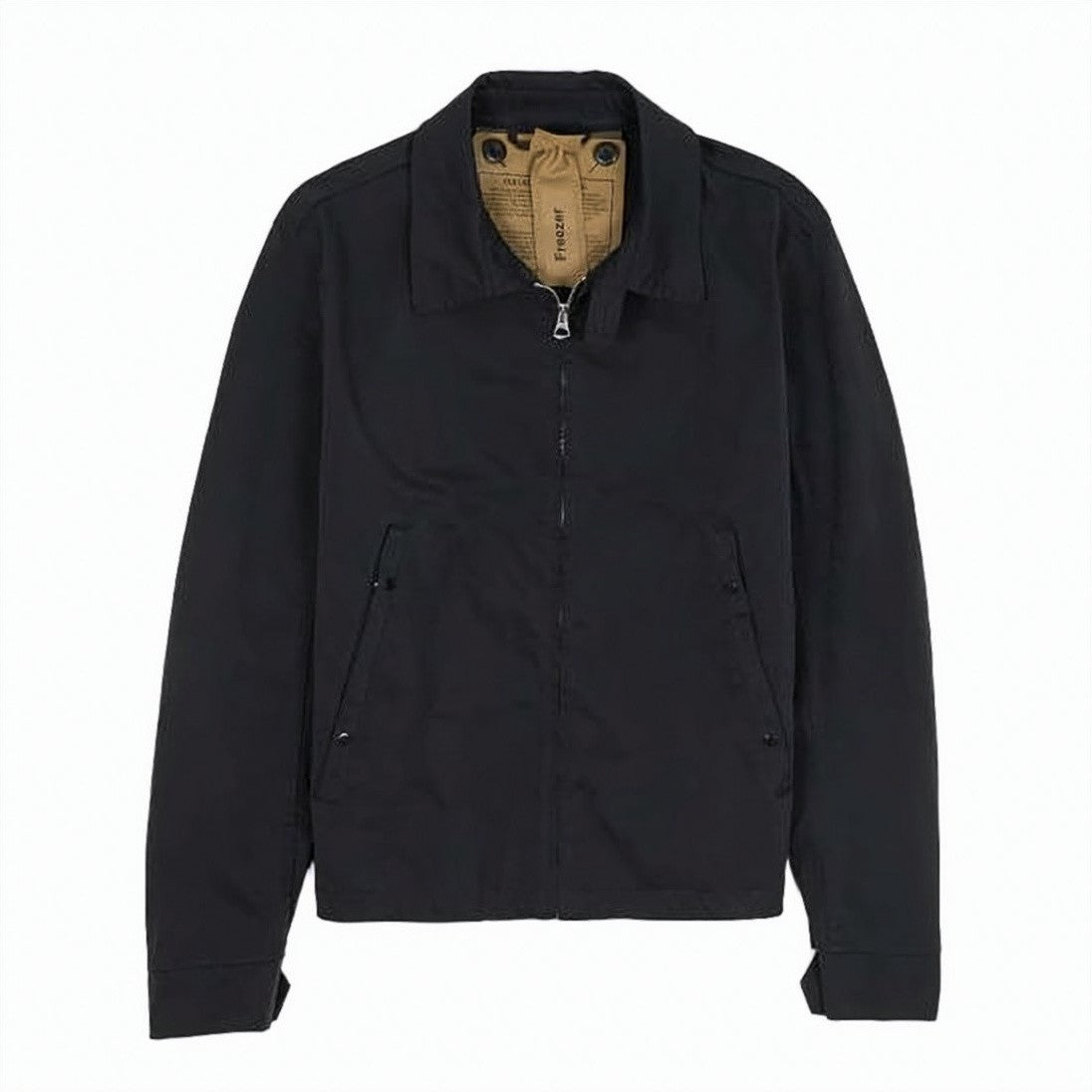 Ten C Structured Minimalist Jacket With Classic Collar And Button Details