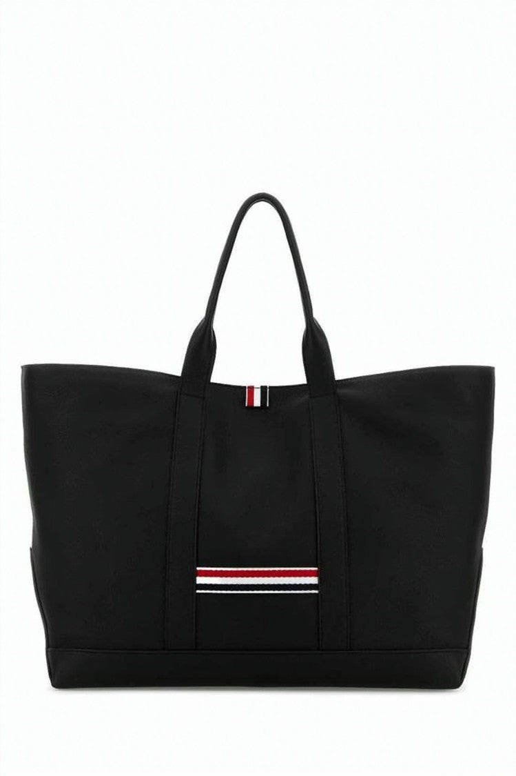 Thom Browne Structured Calf Leather Tote
