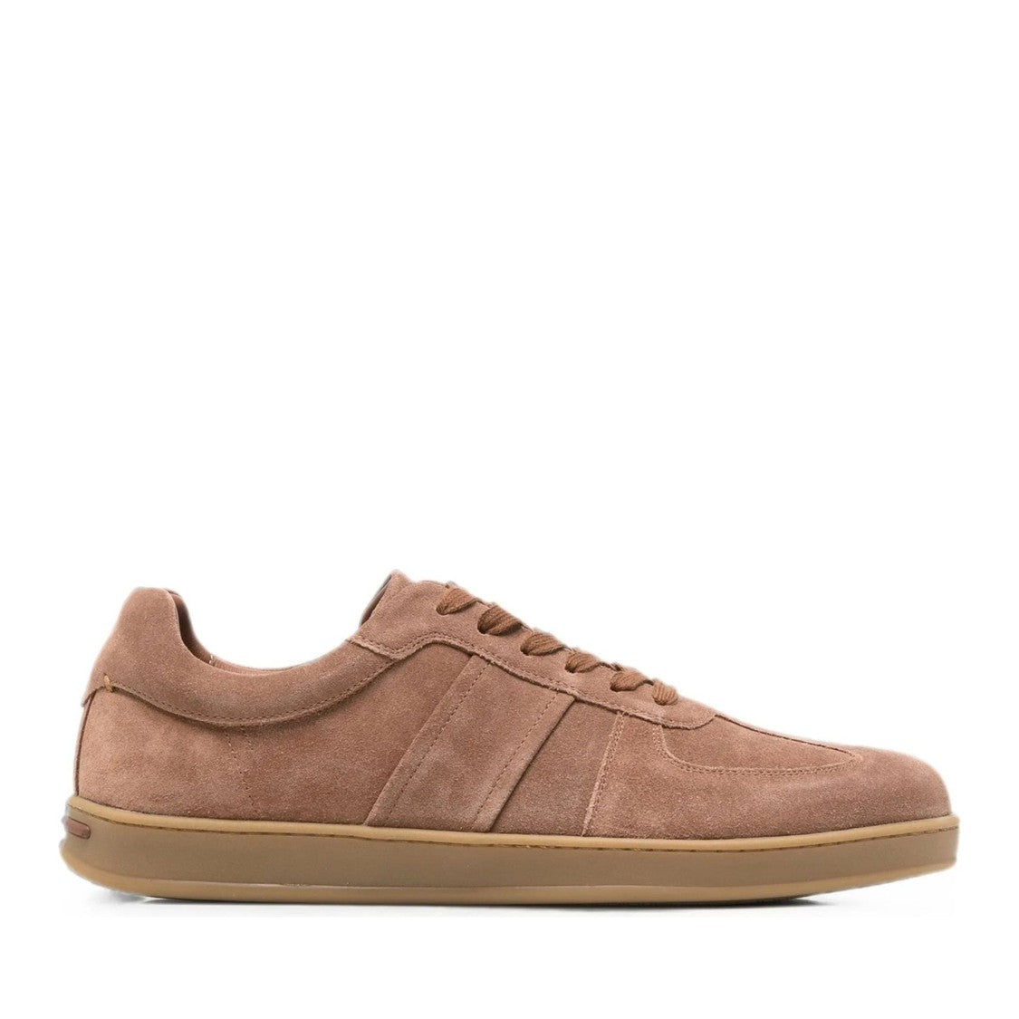 Alberto Gozzi Brown Sheep Leather Lining Suede Sneakers