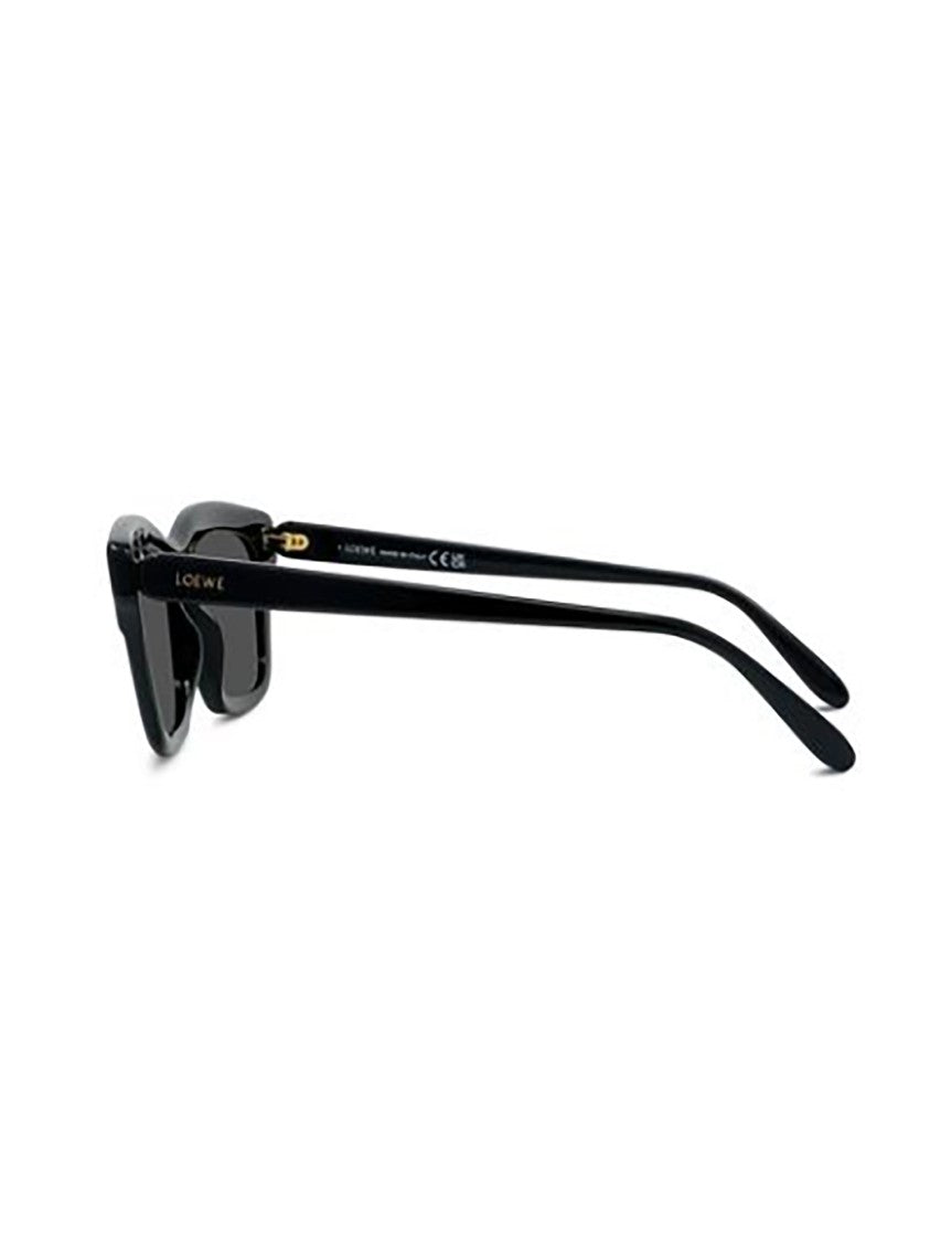 Loewe Black Lw40177i Narrow Rectangular Sunglasses