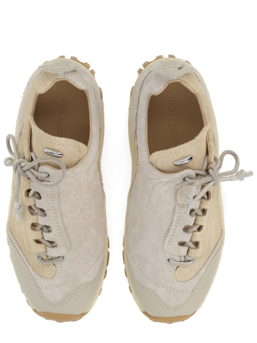 Our Legacy Gabe Cow Leather Textured Sneakers
