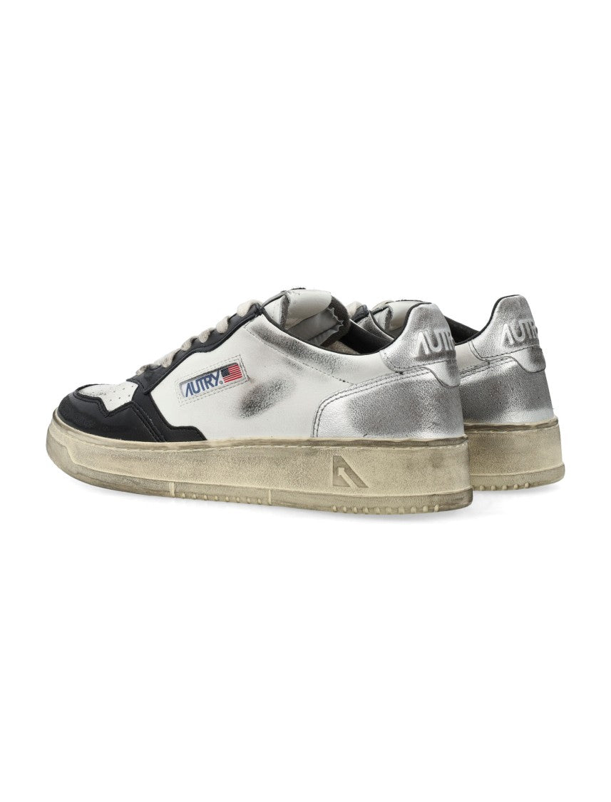 Autry Sup Vint Low Vintage-Inspired Low-Top Sneakers
