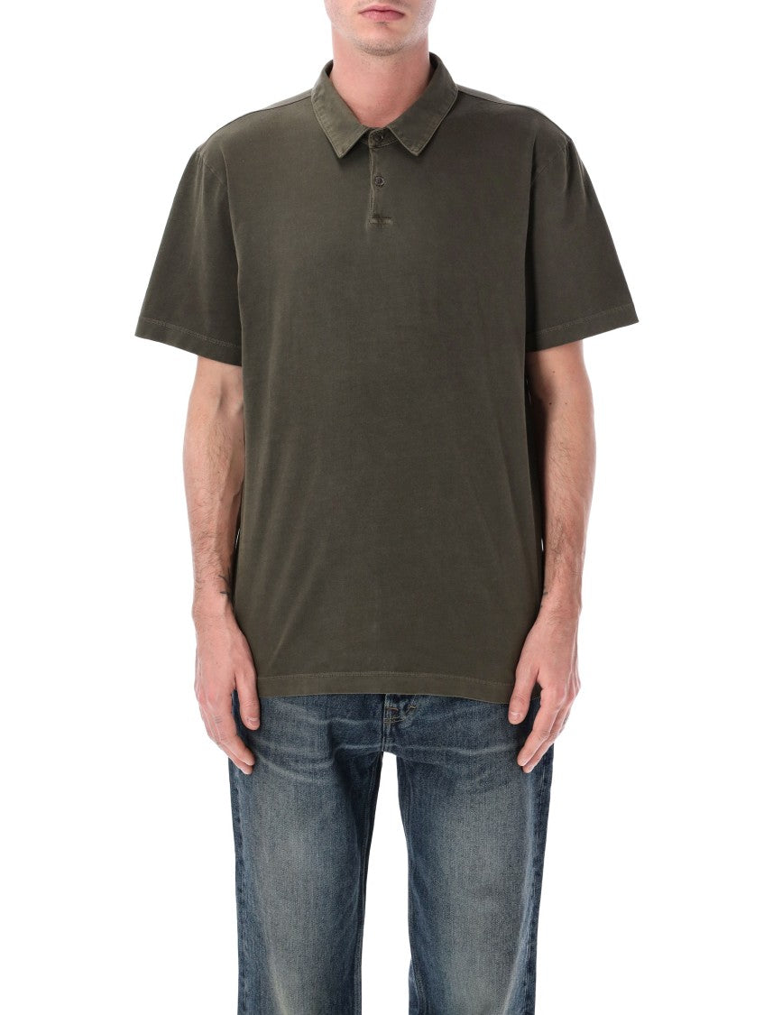 James Perse Classic Fit Sprawled Cotton Polo Shirt