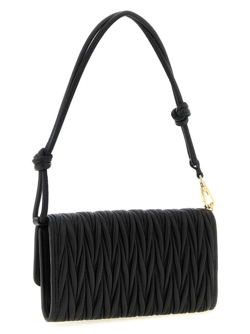 Miu Miu Wallet On Chain Nappa Matelassé