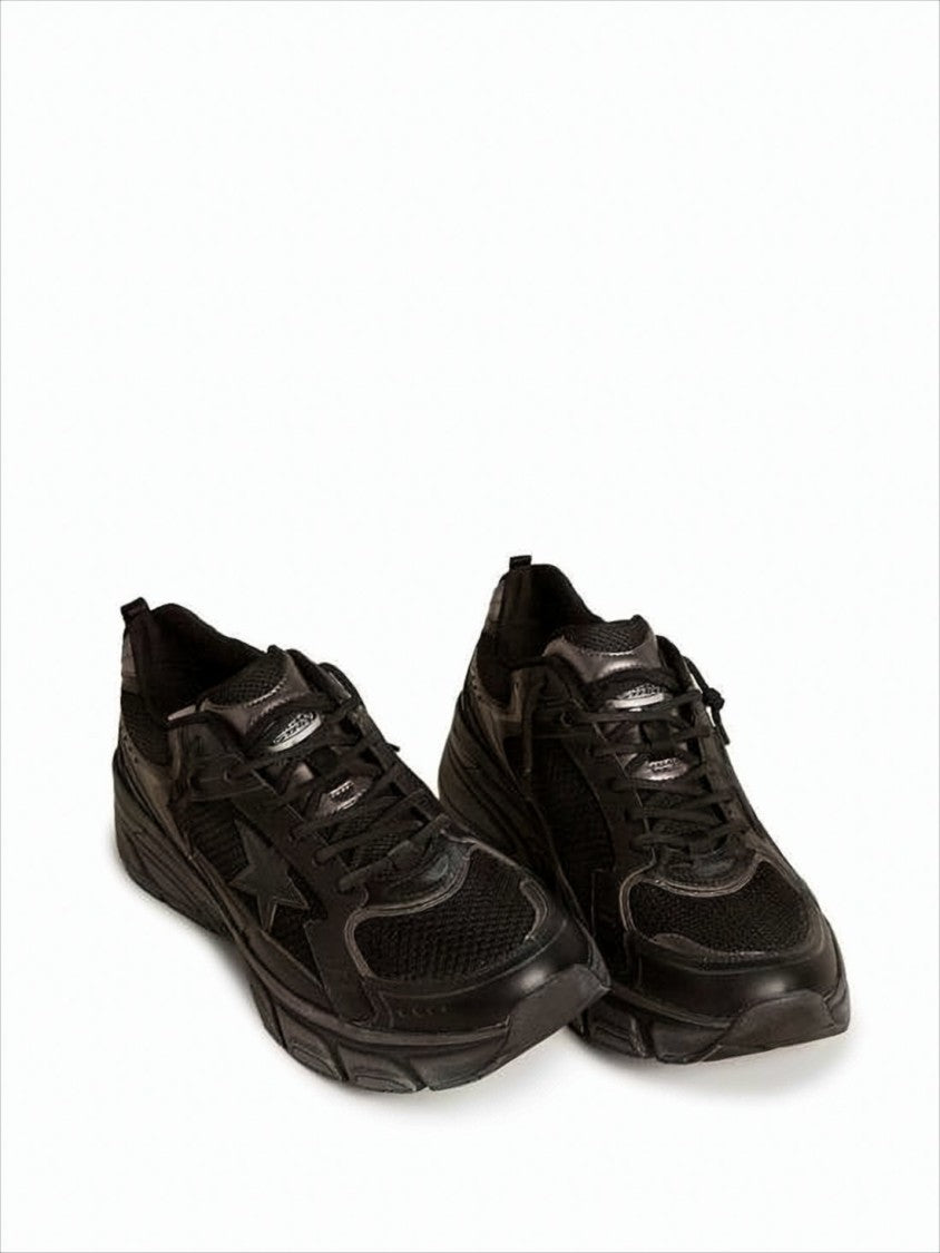 Golden Goose Chunky Black Sneakers With Layered Sole