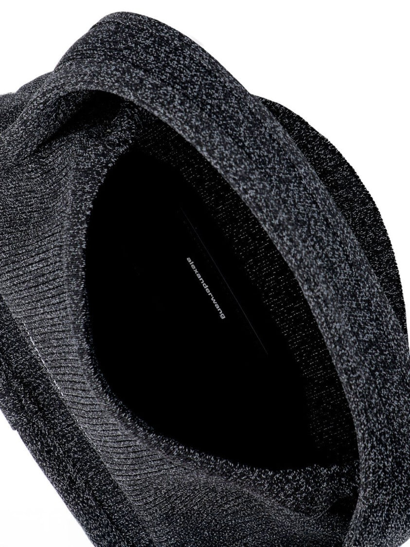 Alexander Wang "Ryan" Shoulder Bag In Black Fabric