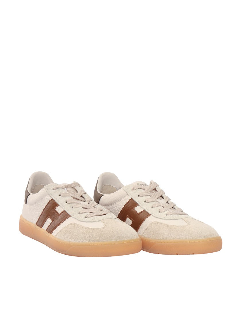 Hogan Cool Smooth Suede Panel Sneakers