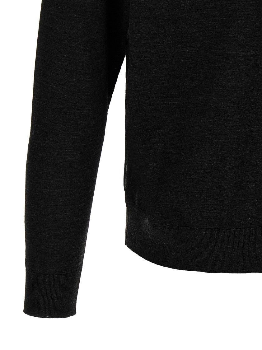 Kiton Half-Zip Wool Sweater