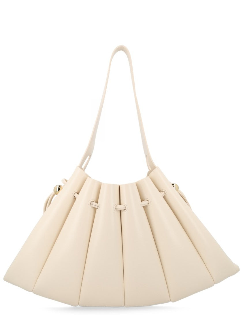 Themoirè Calipso Padded Fan-Like Polyester-Blend Shoulder Bag
