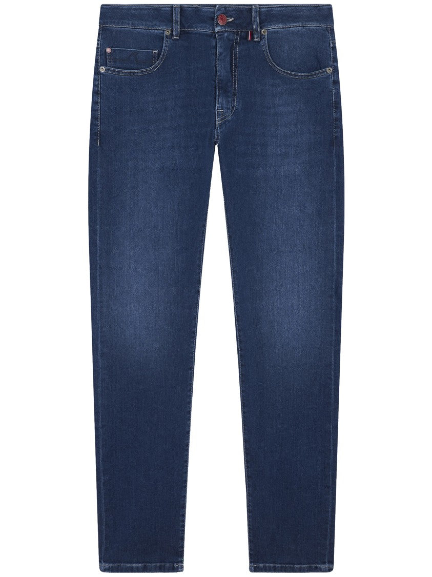 Paul & Shark Medium Dark Blue Red Rivet Jeans