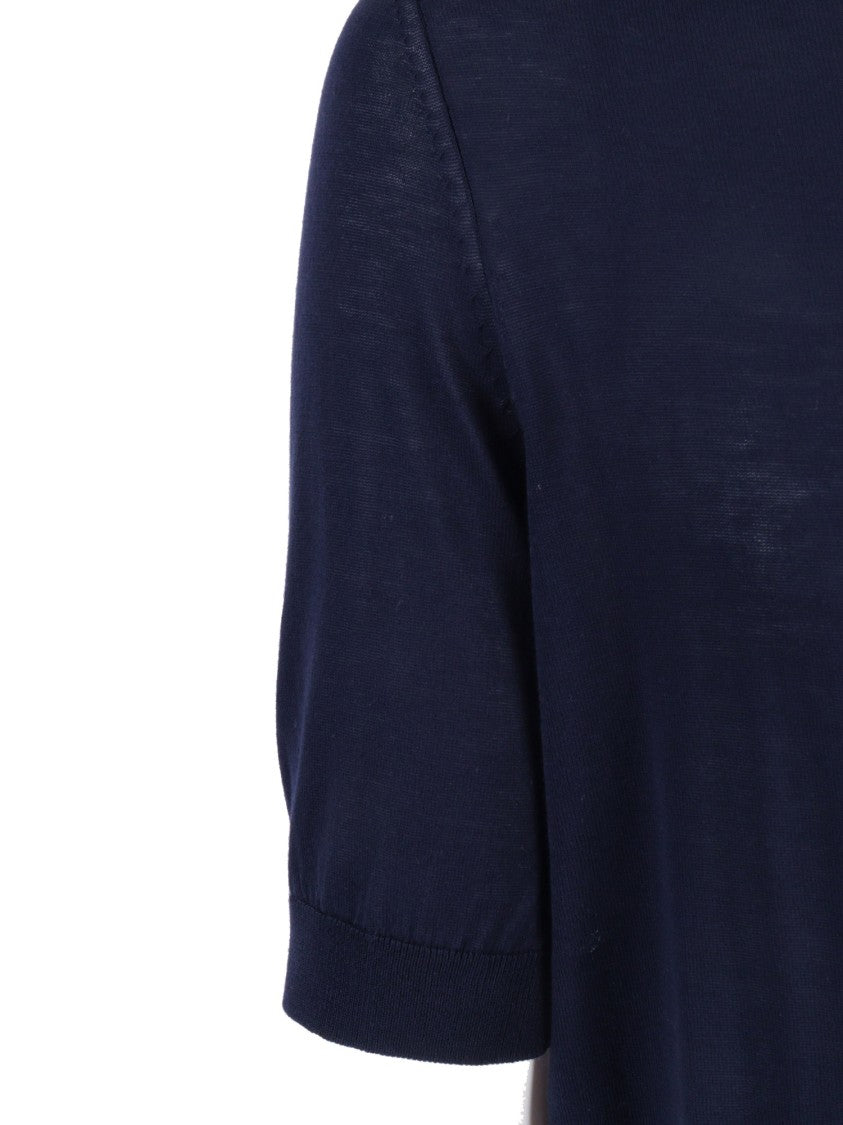 Ballantyne Relaxed Fit Black Short-Sleeved Pullover