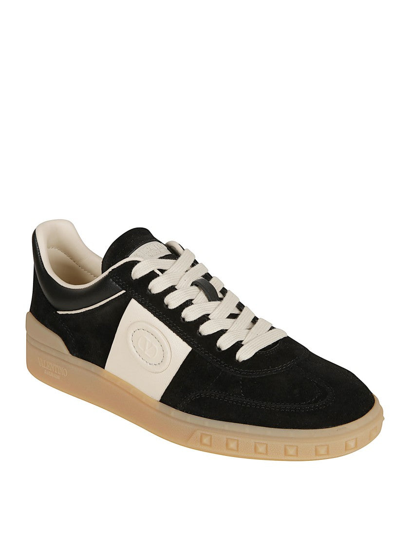 Valentino Garavani Low-Top Sneakers In Split Calfskin