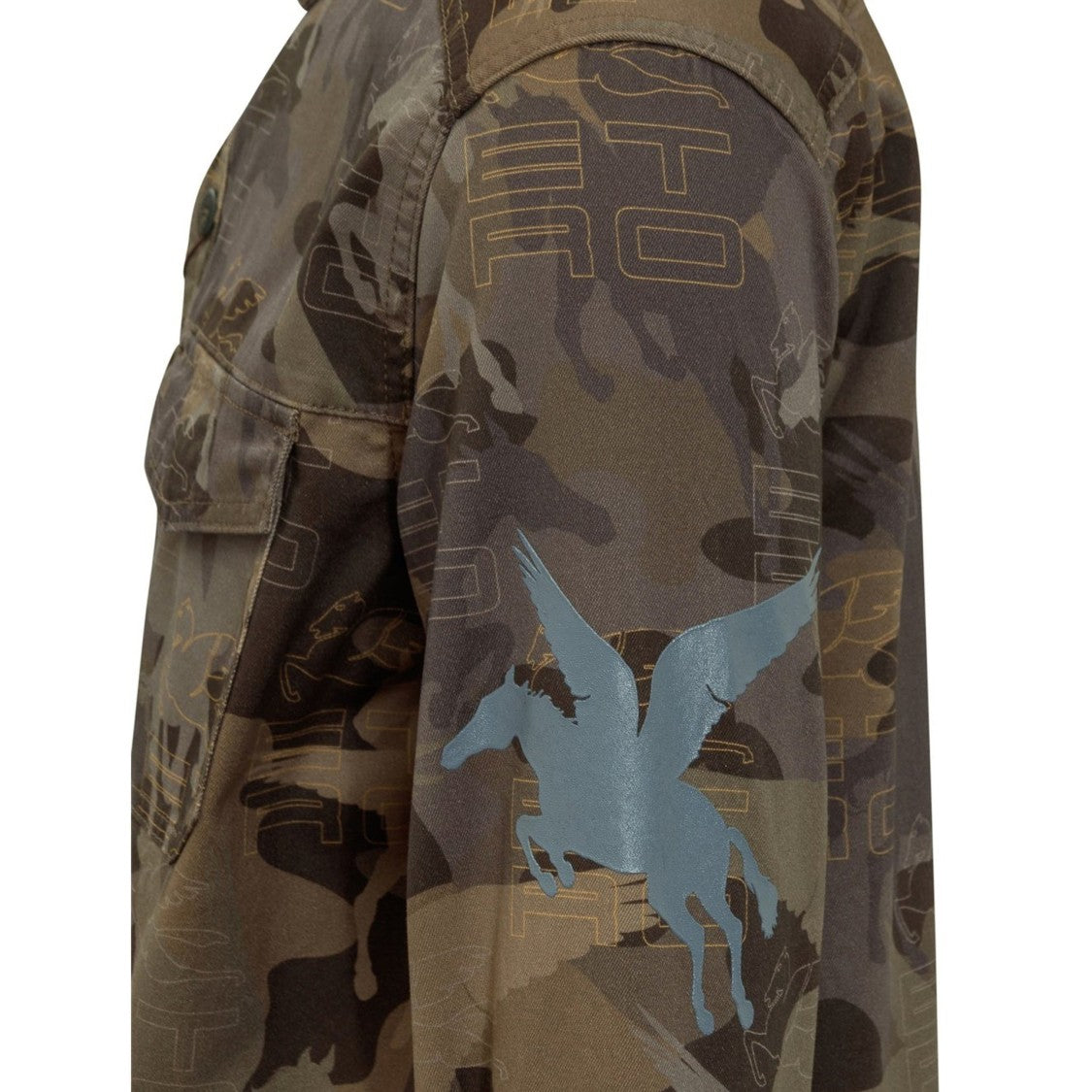 Etro Camouflage Cotton Shirt