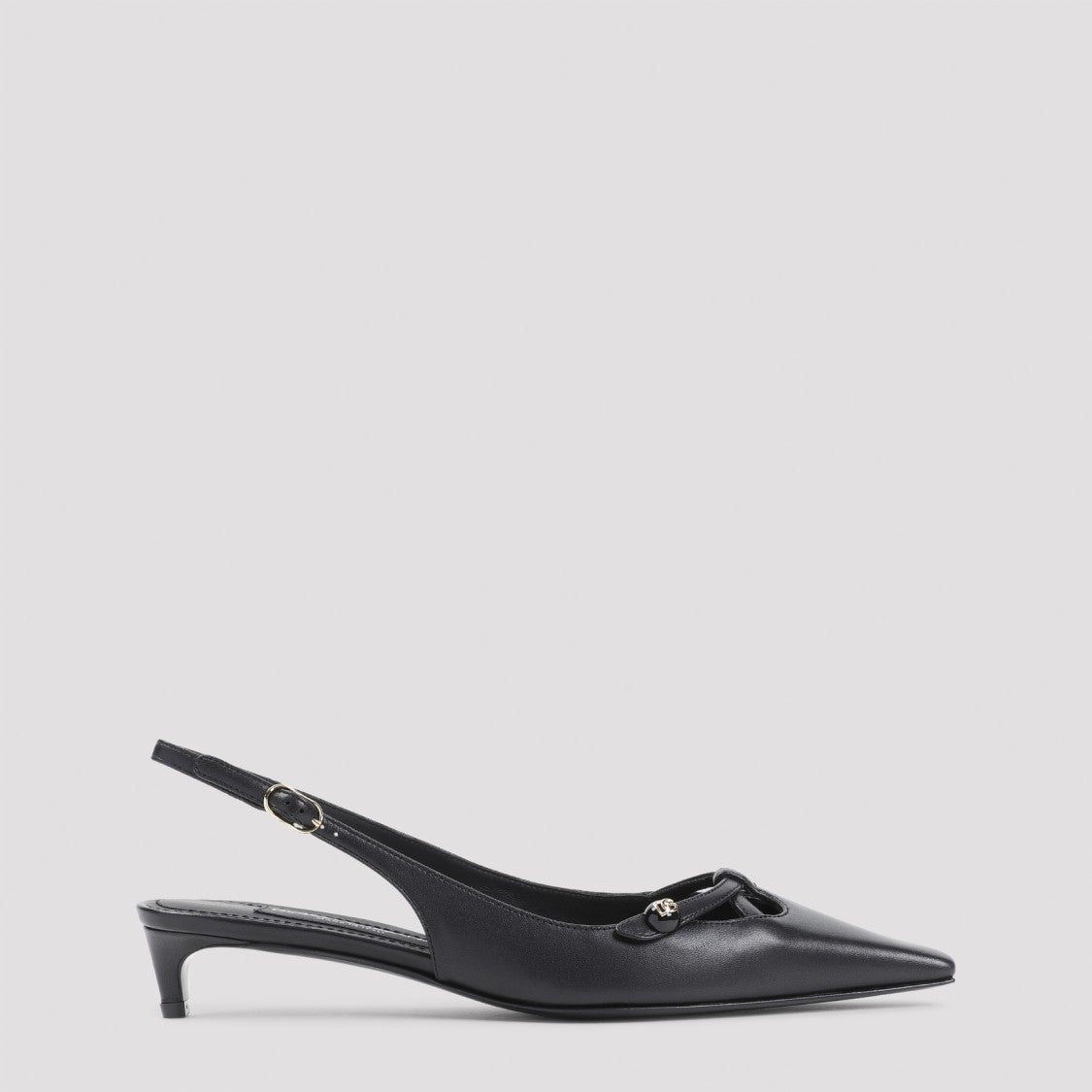 Dolce & Gabbana Black Lamb Leather Pumps