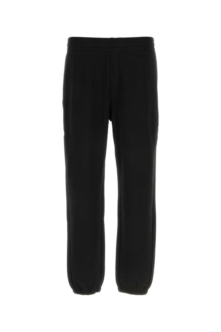 Moncler Black Cotton Joggers